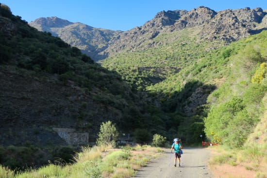 Day 2 - The peaks of La Cumbre and Cerro Almirez behind