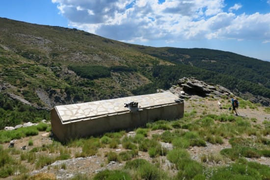 Day 2 - arrival at the Refugio Vivac el Toril