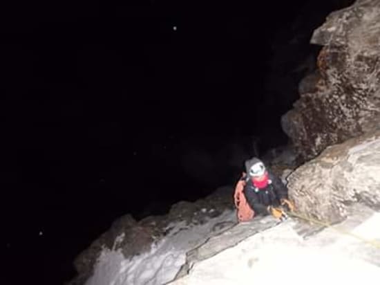 Climbing in the dark 2