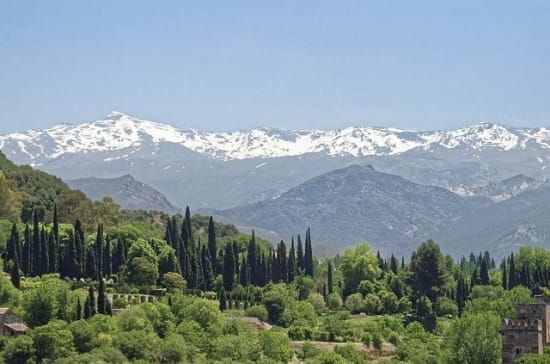 The Mountains of the Sierra Nevada above Granada