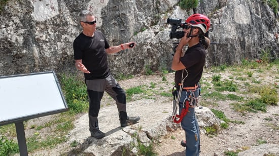 Richard and Felipe testing the BBC kit!