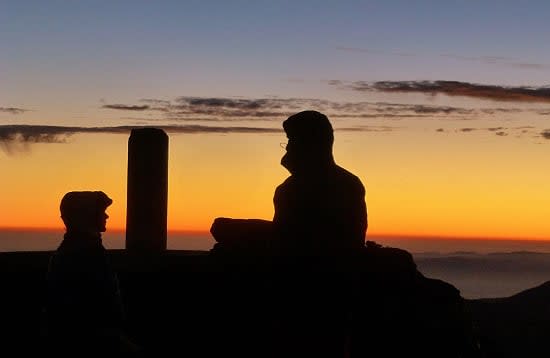 Night on the Summit of Spains highest peak Night on the Summit of Spains highest peak