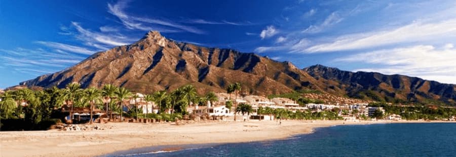 La Concha from Marbella La Concha from Marbella