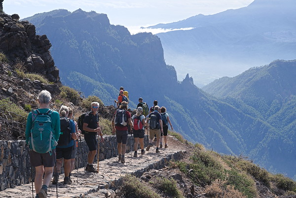 Rim of the Caldera de Taburiente