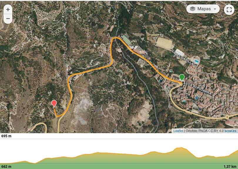 Map Ermita San Isidro