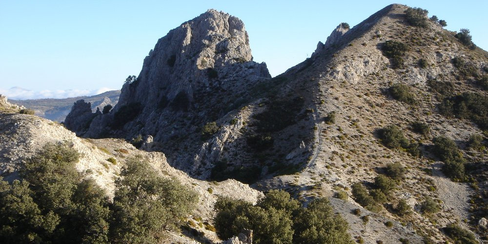 Ridge south from Corazon de la Sandia