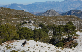 Walking in the Lecrin valley near Granada