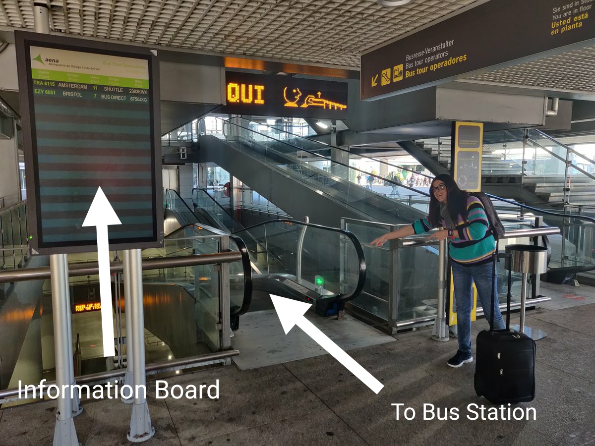 How to find Malaga airport transport 2