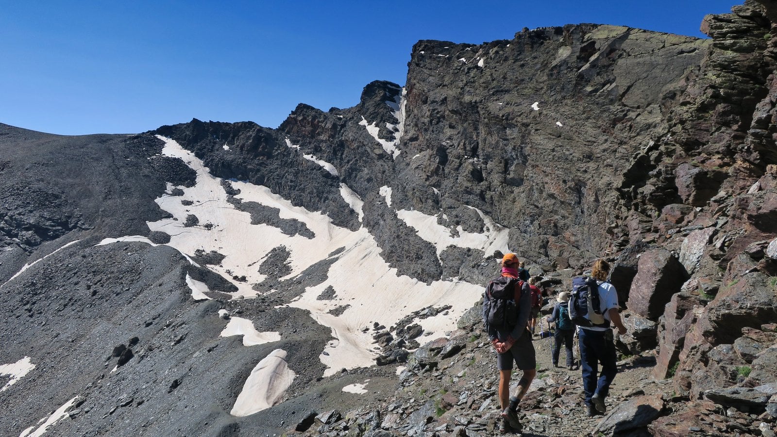 Dropping into the Coral del Veleta