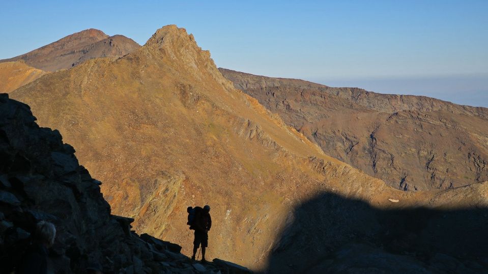 Morning sunlight on Puntal de la Caldera