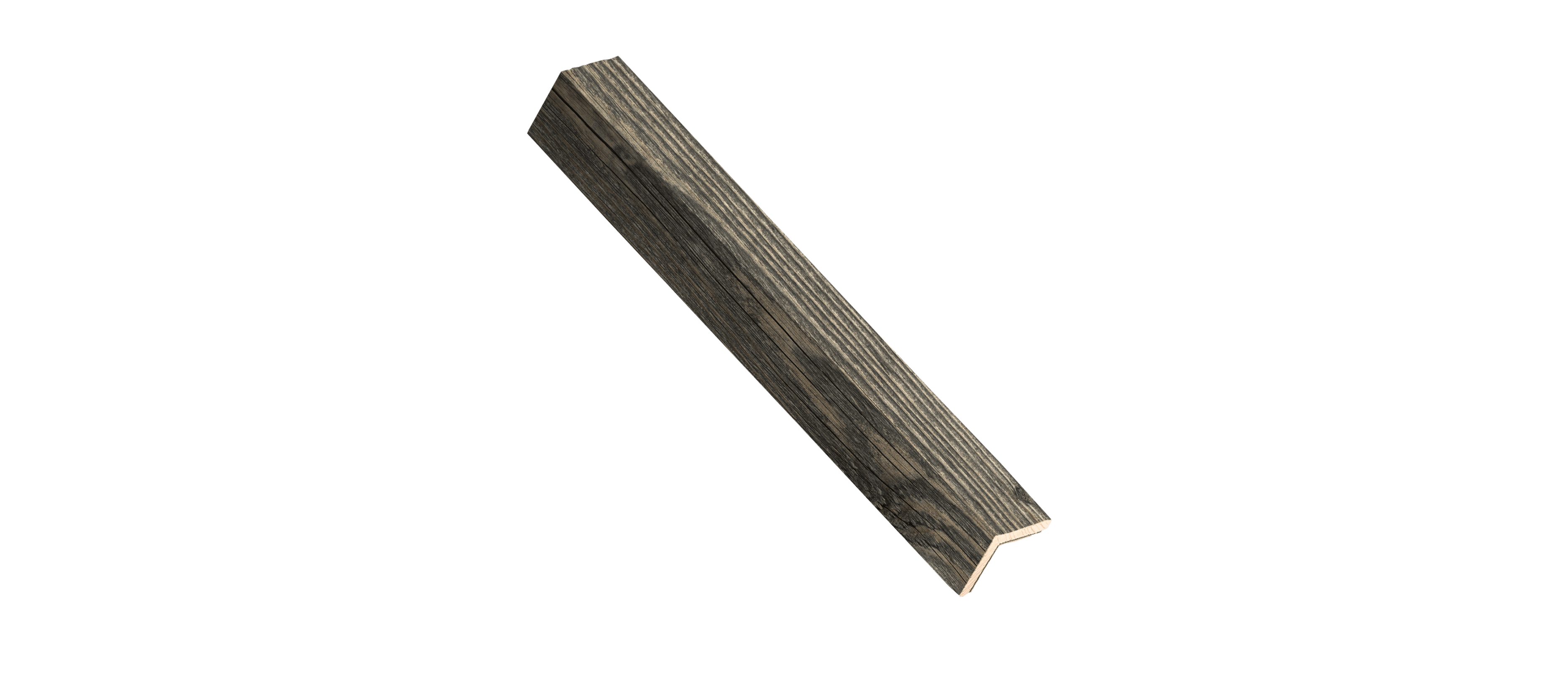 Reclaimed Weathered Wood Peel & Stick Wood Corner Trim Sample