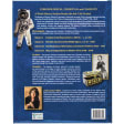 The Mystery of History volume 4 book back cover. It is dark blue colored with lighter swirls. In the middle is white text. There are 4 images on the left and right of the text, including; an astronaut, a treasure chest, a picture of Florence Nightingale, and a picture of the author.