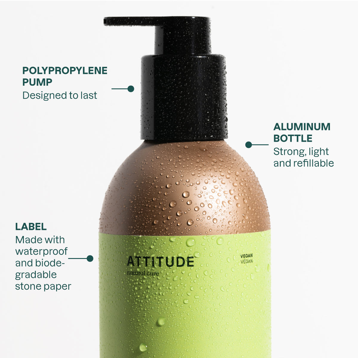 aluminium packaging super leaves essential oils ATTITUDE 