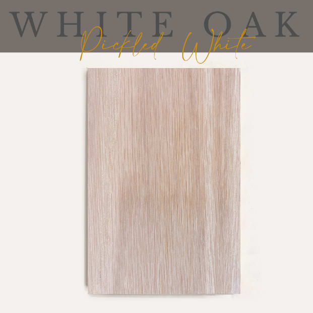 White Oak Floating Shelf - Pickled White - Ultra Shelf