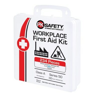 PK Safety Responder 50 First Aid Kit Weatherproof Case