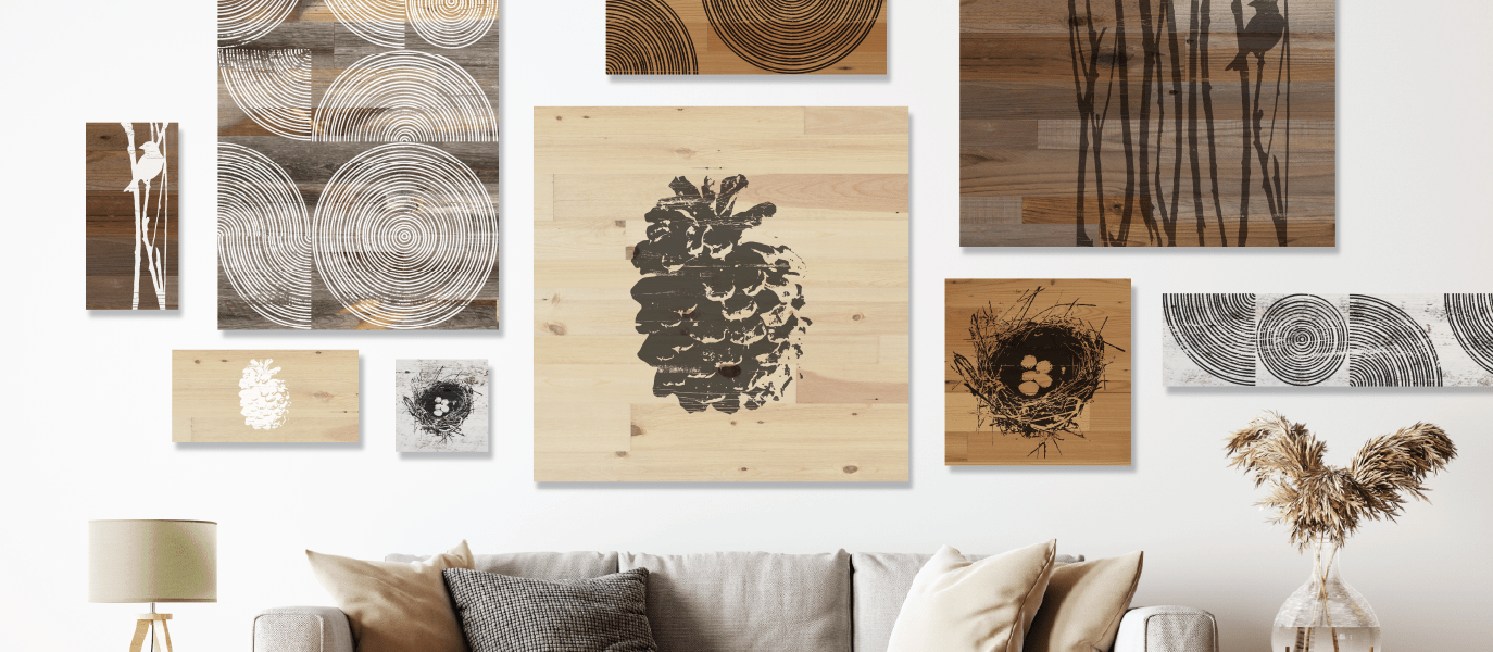 Instagrain Reclaimed Wood Wall Art Panel Nature Collection