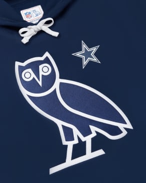 Men's Dallas Cowboys OVO Navy Owl Logo T-Shirt