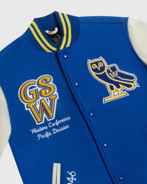 NBA Golden State Warriors Varsity Jacket - Blue – October's Very Own Online  USA