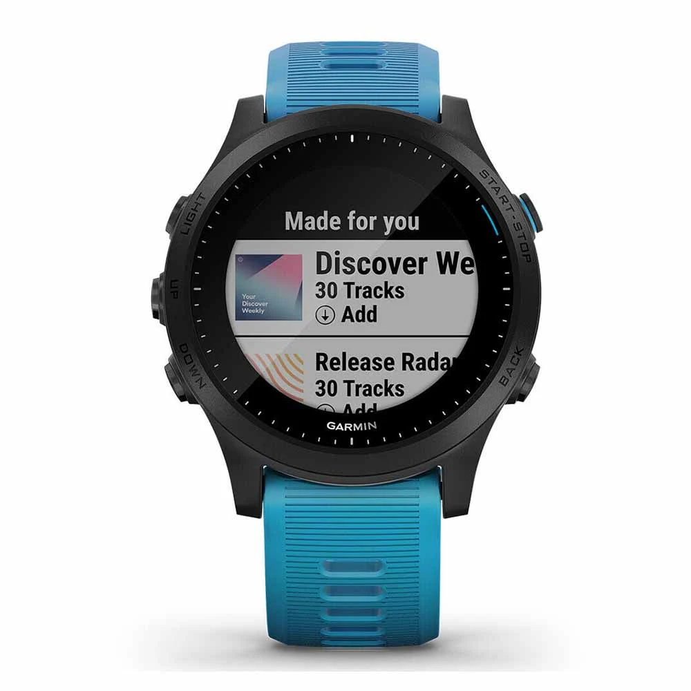 Garmin Forerunner 945 GPS Watch For Runners - Blue Watch - Front Angle
