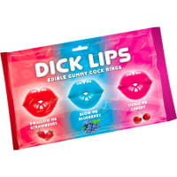 Porduct image for Dick Lips Edible Gummy Cock Rings