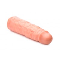 Porduct image for 3 Inch Flesh Coloured "Size Matters" Cock Enhancer Sleeve