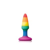 Porduct image for Mini Anal Plug Pride Edition Pleasure Plug Rainbow 