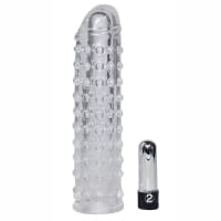 Porduct image for Clear Vibrating Penis Sleeve