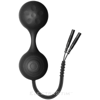 Porduct image for ElectraStim Silicone Noir Lula Electro Jiggle Kegel Balls