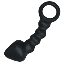 Porduct image for Ram Anal Trainer Silicone Anal Dildo with 3 Beads