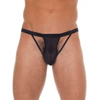 Porduct image for Mens Cut Out GString Black