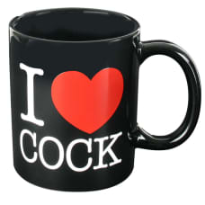 Buy I Love Cock Funny Novelty Mug Online