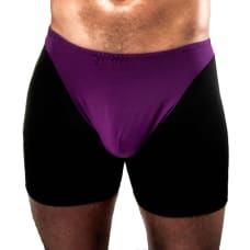 Buy Passion Violet And Black Shorts Online