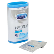 Buy Durex Invisible Extra Sensitive 12 Pack Condoms Online