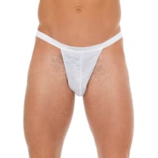 Buy Mens White GString With White Pouch Online