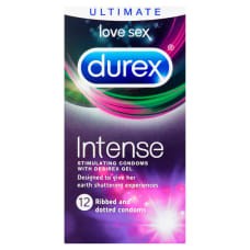 Buy Durex Intense Ribbed And Dotted Condoms 12 Pack Online