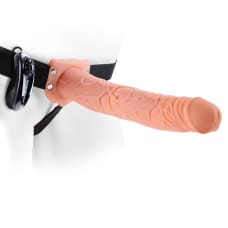 Buy Fetish Fantasy Series 11 Inch Vibrating Hollow Strap On Flesh Online