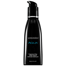 Buy Wicked Aqua Fragrance Free Waterbase Lubricant 60mls Online