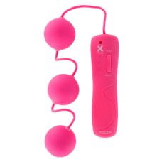Buy Funky Triple Power Balls Pink Vibrating Online