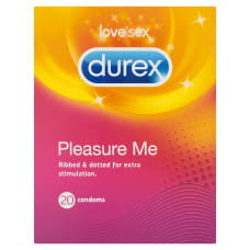 Buy Durex Pleasure Me 20 Pack Condoms Online