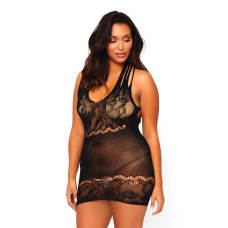 Buy Leg Avenue Floral Lace Opaque Mini Dress UK 16 to 18 Online