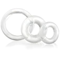 Buy Screaming O Ring O x 3 Clear Cockrings Online