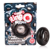 Buy Screaming O Ring O Biggies Black Cockring Online