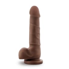 Buy Dr Skin Realistic Cock Basic 7 Inch  Chocolate Dildo Online