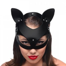 Buy Master Series "Bad Kitten" Genuine Leather Cat Eared Sex Mask Online