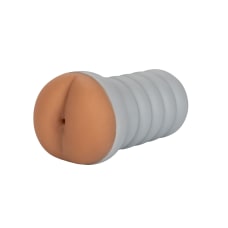 Buy Gripper Ribbed Tight Ass Brown Masturbator Online