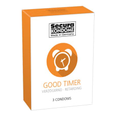 Buy Secura Kondome Good Timer Delay x3 Condoms Online