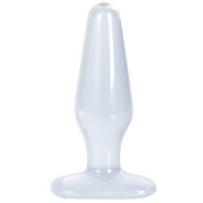 Buy Medium Jelly Butt Plug with Base Clear Online