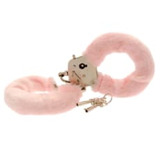 Buy Toy Joy Furry Fun Cuffs Pink Plush Online