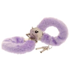 Buy Toy Joy Furry Fun Cuffs Purple Plush Online