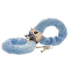 Buy Toy Joy Furry Fun Cuffs Pale Blue Plush Online